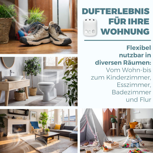 Fresh & More 3Volution Duftstecker - Nachfüller 6er MIX-Paket (6x20ml) bis zu 60 Tage Frische