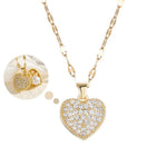 Trendy Perlen Gold Kristall Schmuck für Damen | Mood Tracker Halskette