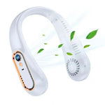 Hands-Free Halsventilator | USB Wiederaufladbar, 5 Geschwindigkeiten, 3600 mAh