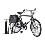 DIY Retro-Fahrradmodell Zusammenbauversion aus Metalllegierung: Minibike