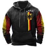Deutschland Vintage Flaggen Hoodie für Herren