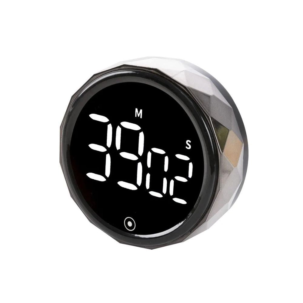 Digitaler Küchentimer | Magnetisch, Elektronisch, LED-Anzeige, Wecker: Rundes Drehtimer4