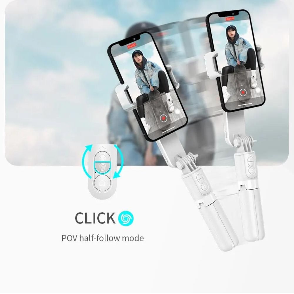 Verstellbarer Bluetooth Smartphonehalterung | Fülllicht-Selfie-Ständer §