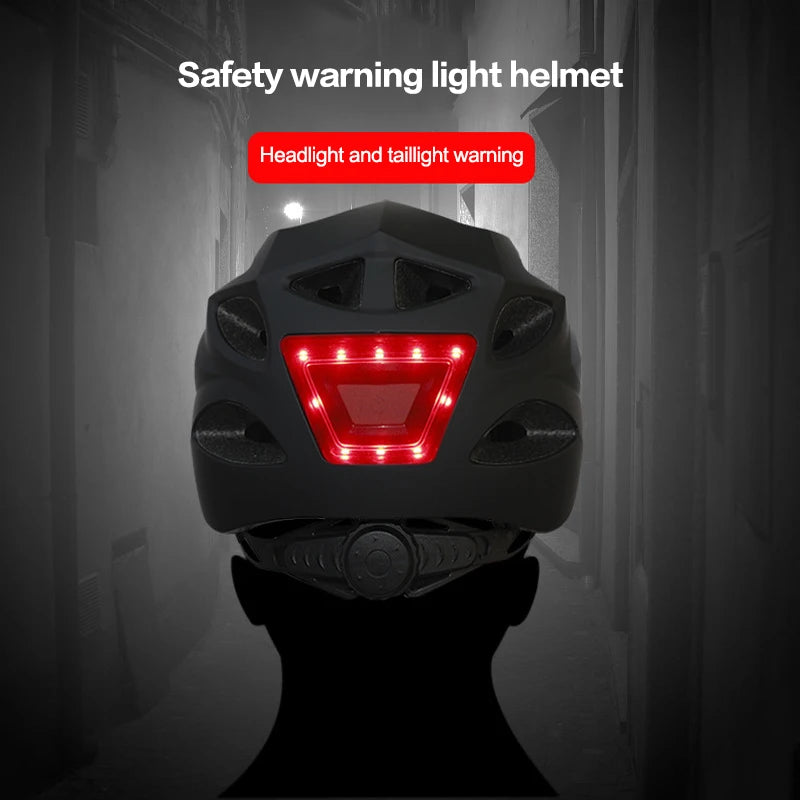Atmungsaktiver Fahrradhelm für Herren und Damen | mit LED-Licht 4