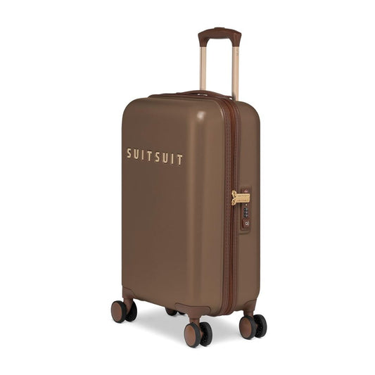 SUITSUIT 'Fab Seventies' Handgepäck-Koffer (33 Liter) mit TSA-Schloss | Braun