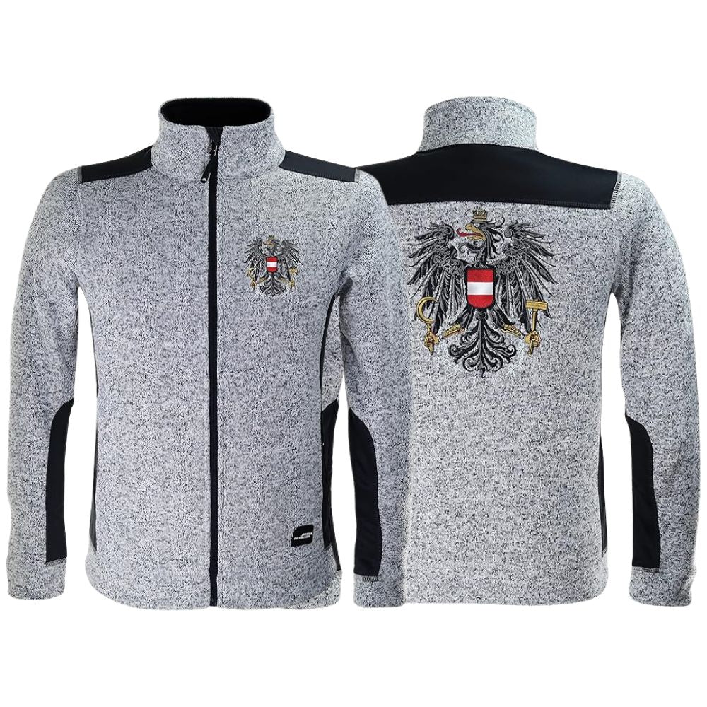 Österreich Adler Softshelljacke mit Stickerei | Wanderjacke