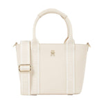 Tommy Hilfiger Damen Mini Schultertasche mit Logotape & Reißverschluss