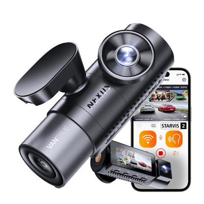 VANTRUE N5 Auto-Dashcam mit Nachtsicht: 4 Kanal, 2.7K, WiFi, 1080P, HDR+, GPS