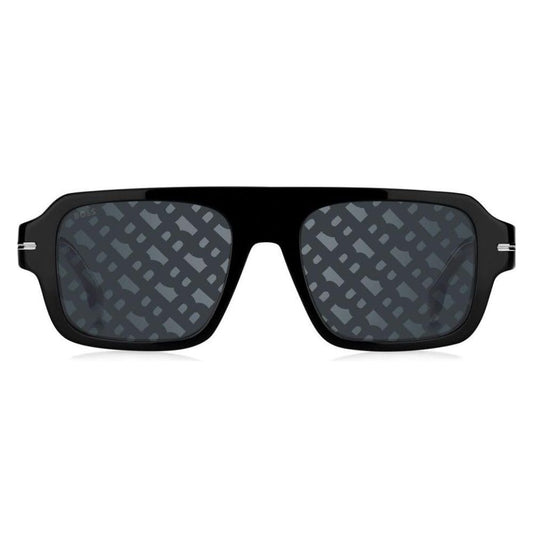Hugo Boss '1595/S' Sonnenbrille für Herren mit 2 Jahre Garantie (Tiefschwarz)