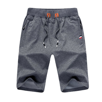 JustSun Herren Sport Kurze Hose für Sommer: Baumwolle, Elastische Taille
