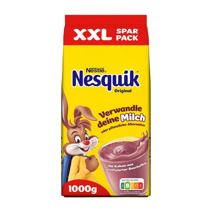 Nestlé NESQUIK XXL Kakao-Getränkepulver zum Einrühren in Milch (1kg)