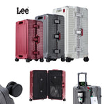 Multifunktionaler Hartschalen Trolley-Koffer mit Becherhalter, USB, TSA-Schloß
