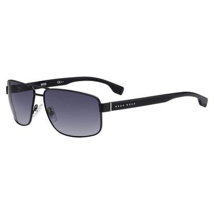 Hugo Boss '1035/S' Sonnenbrille für Herren: Mattschwarz, Graue Verlaufsgläser