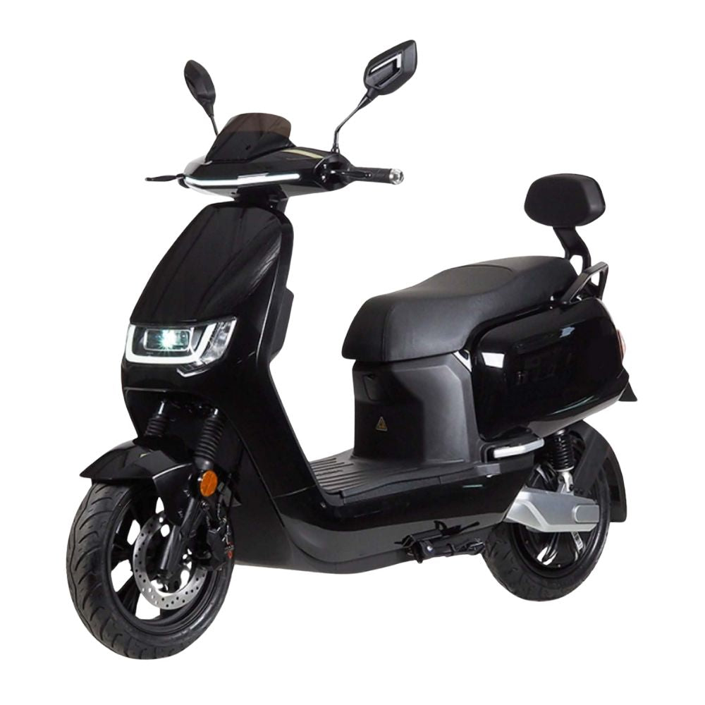 ROBO-S E-Roller mit Straßenzulassung: 80km/h, 4000W, Lithium-Akku, APP (Schwarz)