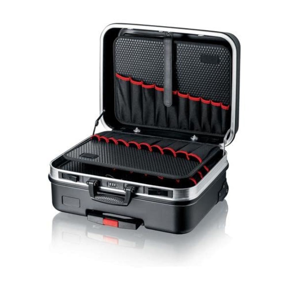 KNIPEX 'BIG Basic Move' Werkzeugkoffer (33 Liter) mit Teleskopgriff & Rollen