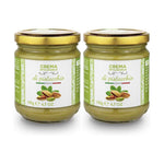 Brontedolci Pistaziencreme süß mit 40% Pistazien aus Sizilien-Ätna (2x 190g)