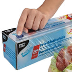 PAPSTAR Frischhaltefolie in Faltschachtel (300m x 45cm) mit praktischem Schneidesystem