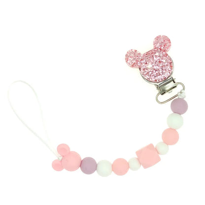 Baby-Schnullerkette – Rosa