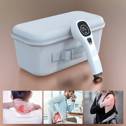 KTS Lasertherapiegerät Gegen Körperschmerzen 2x808nm LLLT Physiotherapiegerät zur Linderung von Knieschmerzen, Arthritis, Schulterfester Schmerzen und Bei Schmerzen Bei Haustieren