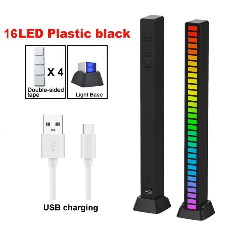 Smart Sound Control LED Light-Bar | RGB Farbwechsel Stimmung