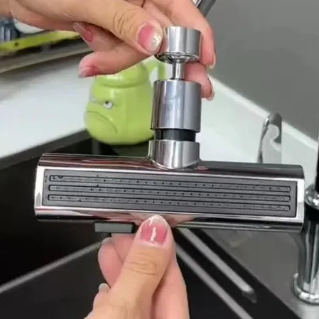 Wasserfall Küchenhahn Spültischarmatur | Rotierend, Hochdruck5