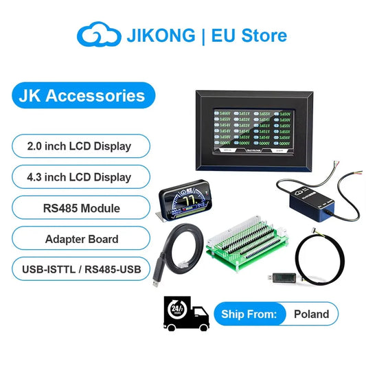 JIKONG BMS Zubehör 4,3 Zoll 3,2 Zoll 2 Zoll LCD Display RS485 Modul Adapter Board USB Zu ISTTL USB Zu RJ45 Computer Stecker