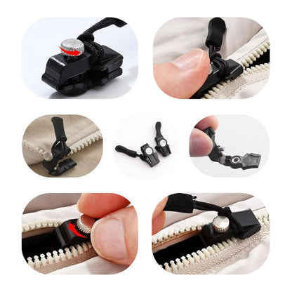 Universal Zipper Reparatur Kit ohne Nähen | Sofortiger Zipper-Ersatz für Jacken, Taschen & Co.