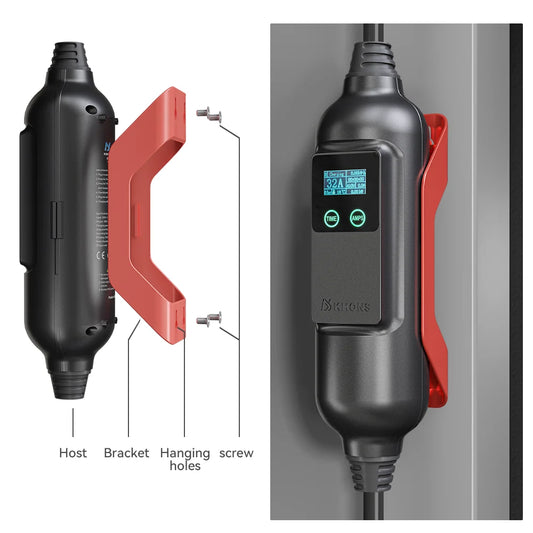 Khons 22 KW EV-Ladegerät, 3-Phasen-Ladegerät für Elektroautos, Typ 2 32 A, IEC62196-2, Ladekabel, CEE-Stecker, Ladestation für Elektroautos – Bild 2