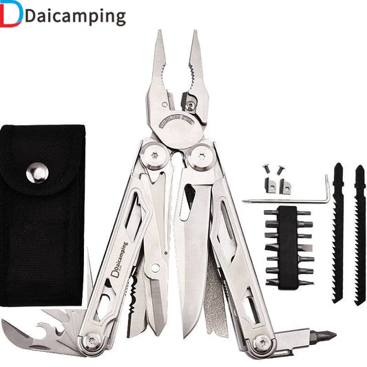 Daicamping DL30 Multitools Hand Diy Multi Tools Multitool Klemme Klappmesser Scherenschneider EDC Survival Gear Manuelle Zange