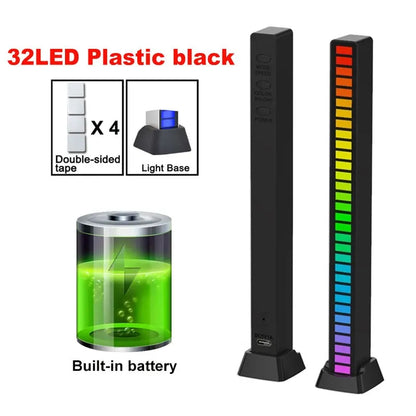 Smart Sound Control LED Light-Bar | RGB Farbwechsel Stimmung