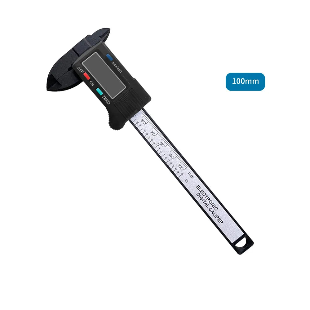150mm/100mm Elektronischer Digital-Messschieber aus Premium Kohlefaser - 100mm - 1