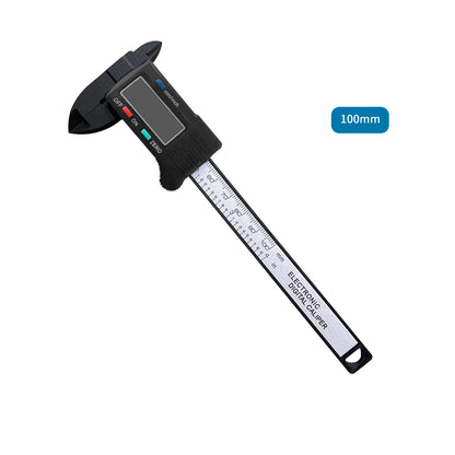 150mm/100mm Elektronischer Digital-Messschieber aus Premium Kohlefaser - 100mm