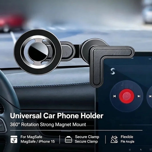 Universeller Magnetischer Handyhalter für Das Auto-Display, 360-Grad-Drehung, Starker Magnet, Autohalterung für Handy, MagSafe