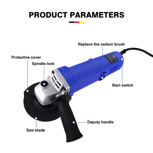 Profession Eller Winkels Chl Eifer, 115mm Schleif Scheibe, 12000 U/min Schneiden mit Schraubens Chl Üssel und Schutzhülle zum Schleifen und Polieren – Bild 2