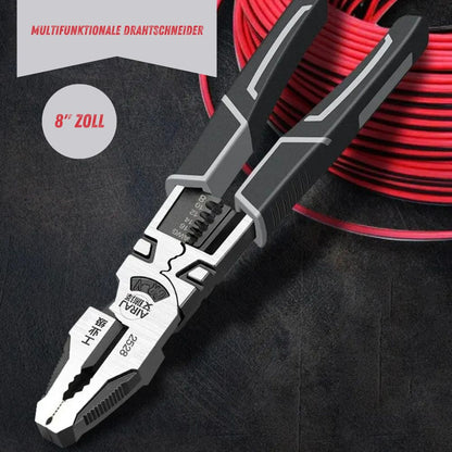 Multifunktionszangen (7"-9" Zoll) | Kombizange, Abisolierzange, Crimpzange, Seitenschneider, Drahtschneider