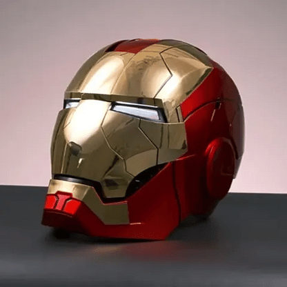 MK5 Iron Man Helm (1:1) | Sprachsteuerung, leuchtende Augen, elektrisches Cosplay (Preview GIF)