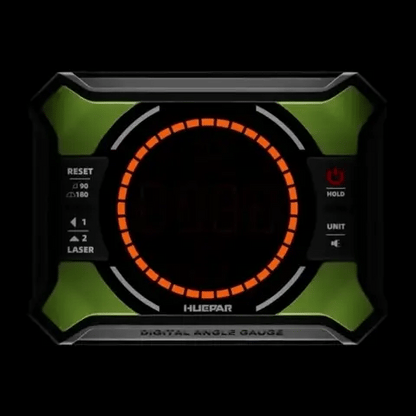 Huepar 3-in-1 Digitaler Winkelmesser mit Laser | LCD-Display & Magnetischer Neigungsmesser (Preview GIF)