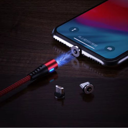 Magnetisches Aufladekabel mit Schnellladung | USB Type-C, Lightning, Micro-USB