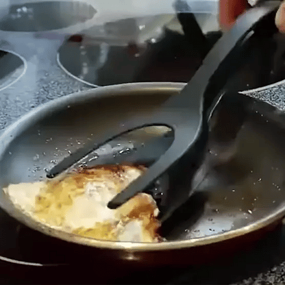 2-in-1 Pfannenwender | Antihaft: für Spiegelei - Pizza - Grill - Fleisch