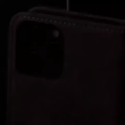 Magnetisches Ledercover für iPhone 15/14/13/12/11 Pro-Max | mit Kartenhalter
