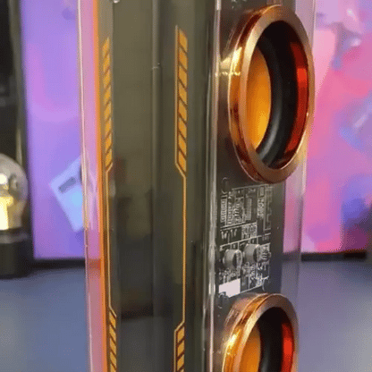 Mecha Music Lautsprecher mit Bluetooth 5.0 | für kabellosen Stereo-Klang - Preview GIF