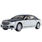 Maybach S680 Modellauto (1:24) | Licht, Sound, Türen öffnen, Rückziehfunktion, Geschenkidee